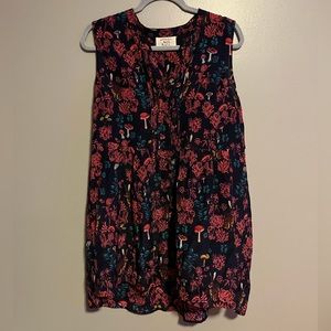 Rare Nathalie Lete Paris! 100% silk sleeveless, long, beautiful, boutique blouse